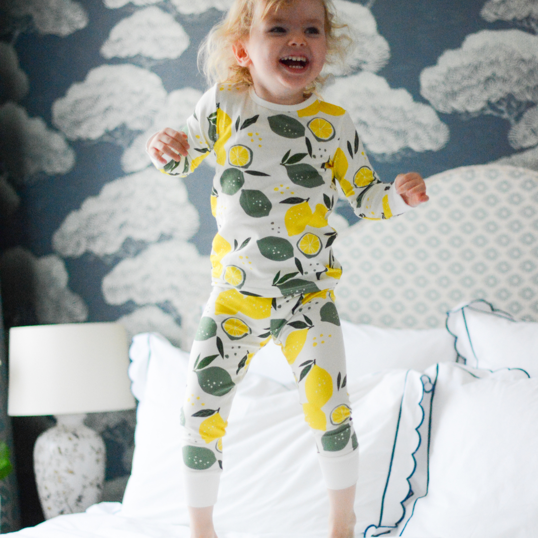 Pijama Infantil Limones