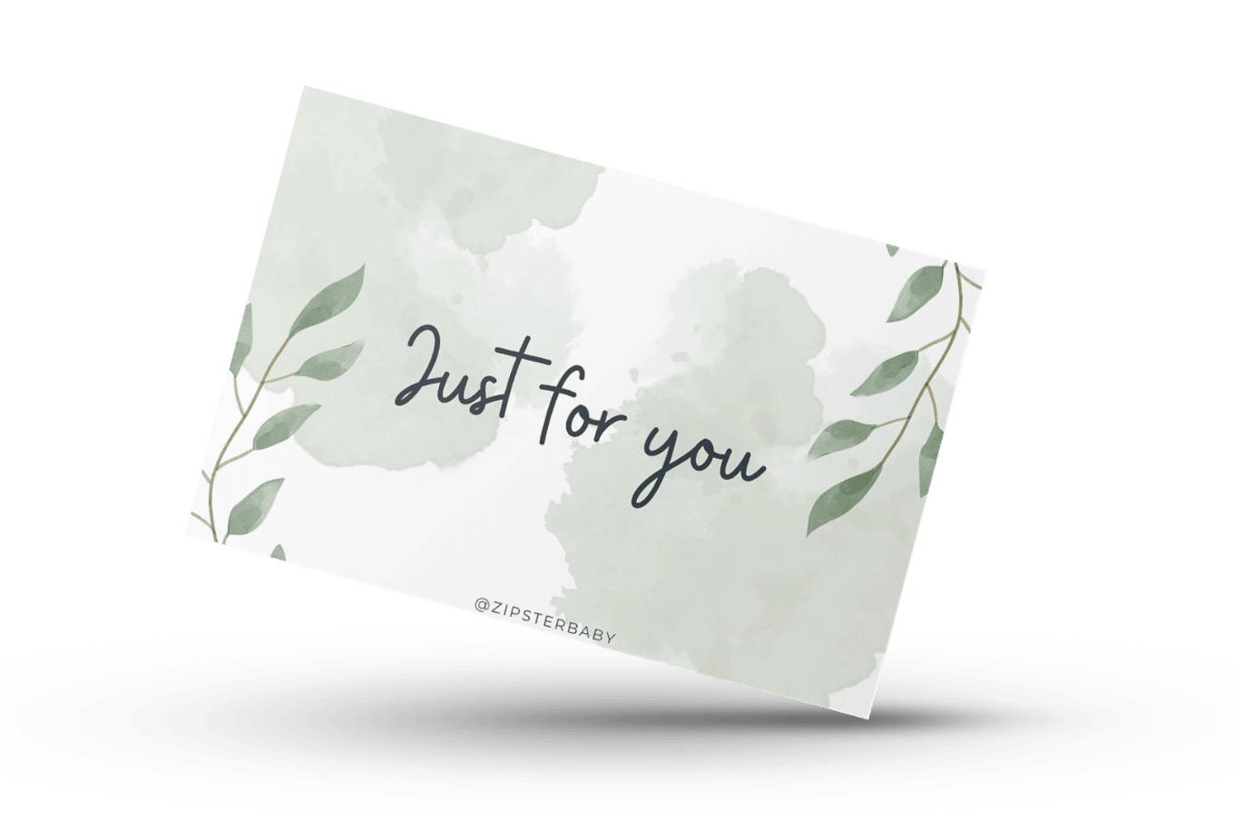 Handwritten Gift Card - Zipster